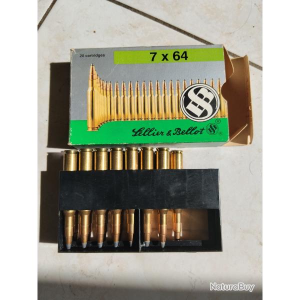 15 munitions 7�64 sellier et bellot