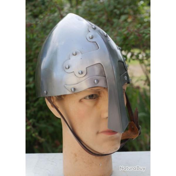 Heaume casque m�di�val NORMAND en acier du XI - XII� si�cle ref EBR24CSQ010