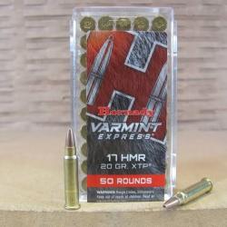 LOT DE 400 MUNITIONS  HORNADY 17HMR  V ARMINT EXPRESS 1.1 G  20GR