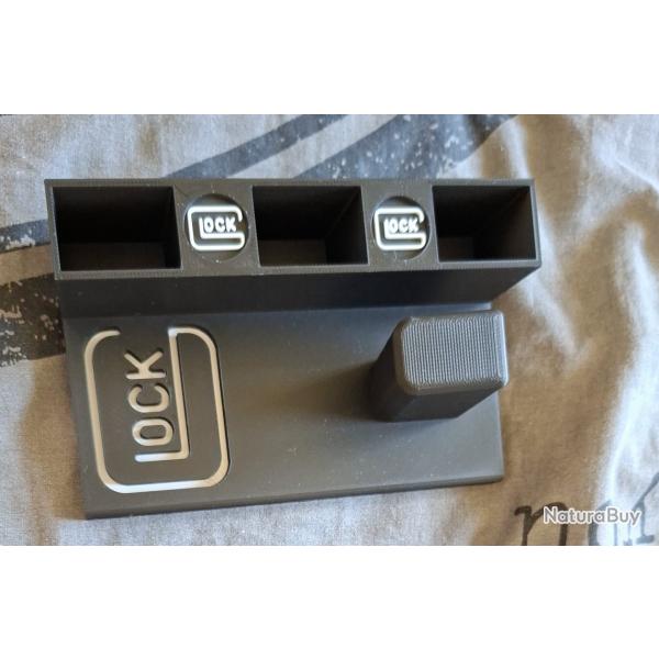 Support glock et chargeurs