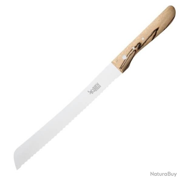 Couteau � pain Windm�hlenmesser lame 22cm manche h�tre glac�