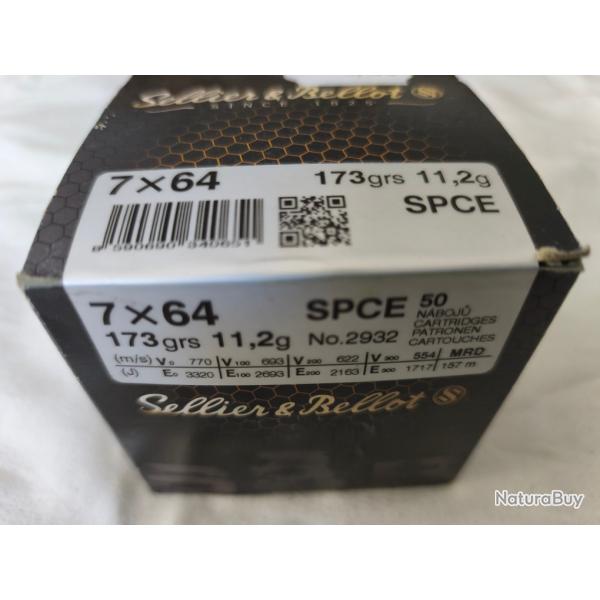 Bo�te de 50 cartouches 7x64
