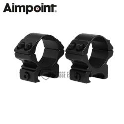 Paire de Colliers AIMPOINT 30 mm Noir