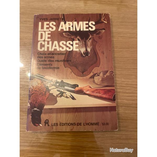 Les armes de chasse