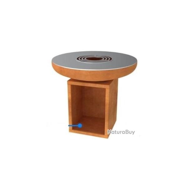 Brasero �80cm en Acier Corten