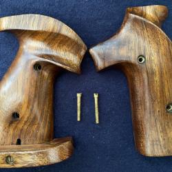 Plaquette de droitier anatomique avec busc r&eacute;glable pour Smith & Wesson  carcasse K