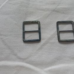 2 pi&egrave;ces FER de casque &agrave; pointe, casque &agrave; pointe Allemand WW1  (A1)