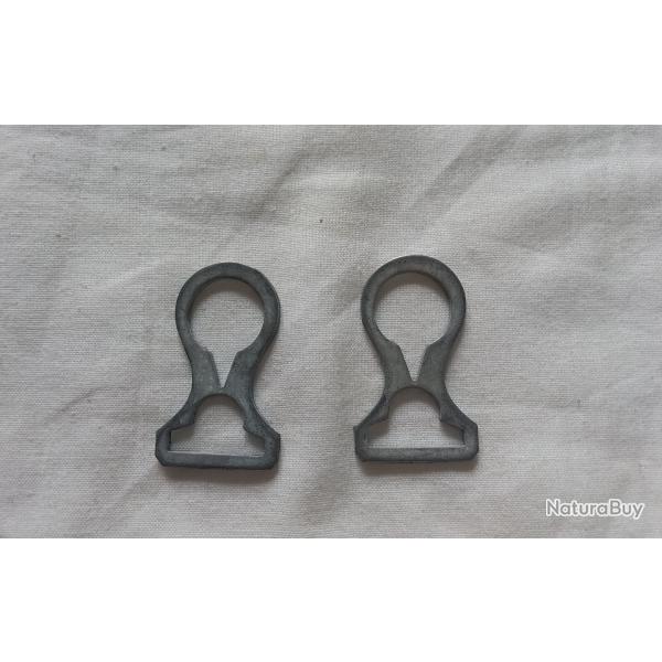 2 pi�ces FER de casque � pointe, casque � pointe Allemand WW1  (A2)