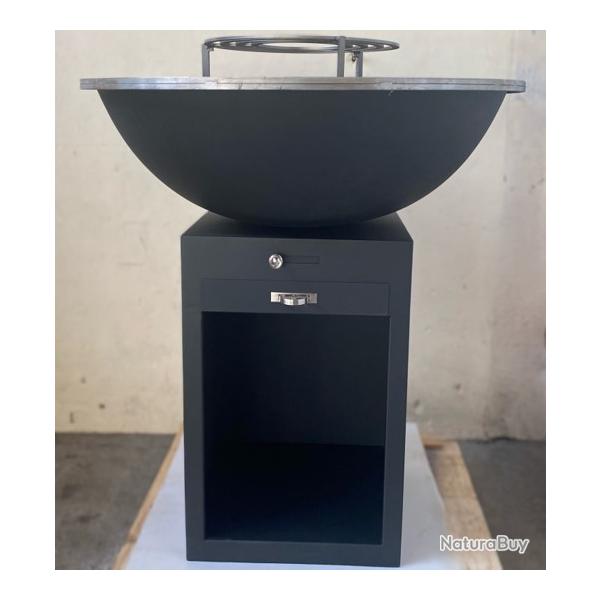 Brasero �85cm finition noire