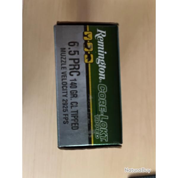 Munitions Remington Core Lokt Tipped 6.5PRC