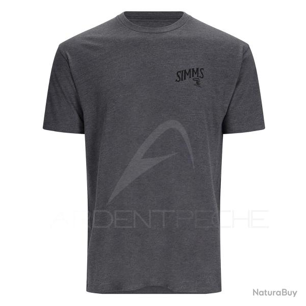 Tee shirt SIMMS Bozeman Scene Titanium Heather XXL