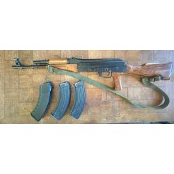 CARABINE SA&Iuml;GA IZHMASH 7.62x39 - Crosse Bois - Origine Russe + 3 Chargeurs