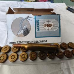Bo&icirc;te comprenant 20 cartouches PMP 7mm Remington Magnum