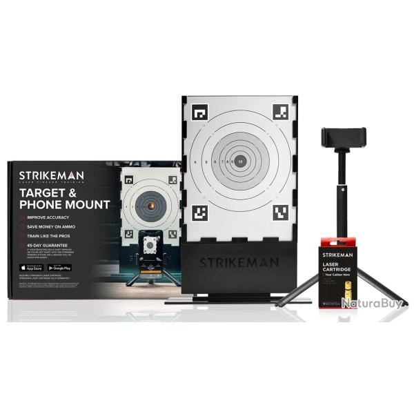STRIKEMAN TARGET & PHONE MOUNT + Douille LASER 45ACP