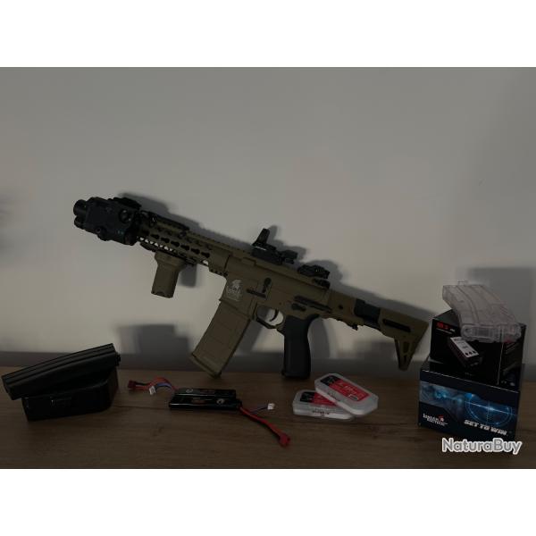 R�plique airsoft:LT-19 GEN2 Silencer PDW Tan