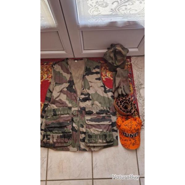 lot vetements de chasse