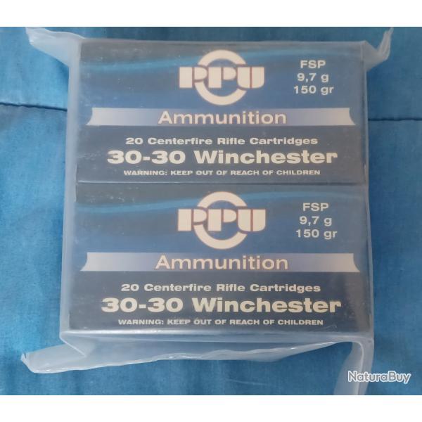 80 balles 30-30winchester
