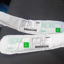 Ench&egrave;re lot de 2 plaques 3a contre les armes de poings les lames anti trauma pour le cou 31x 8 cm