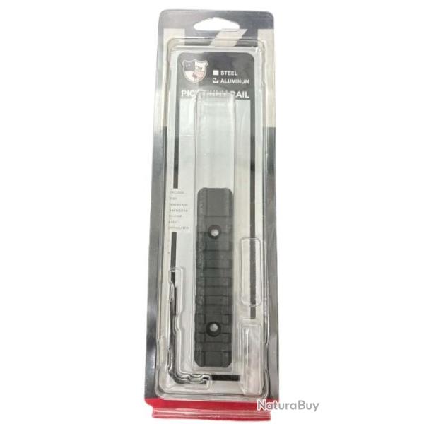 Rail picatinny CCOP aluminium 100mm