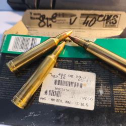 Bo&icirc;te comprenant 17 cartouches Dynamit Nobel en 7mm RWS