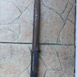 relique de ba&iuml;onnette allemande mod&egrave;le 84/98 (pour fusil Mauser Karab
