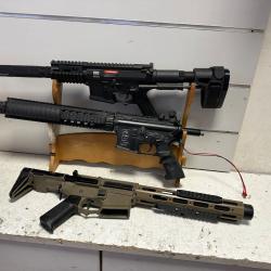Lot de x3 r&eacute;pliques longue airsoft pour pi&egrave;ces occasion