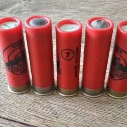 LOT DE 5 CARTOUCHES CALIBRE 16