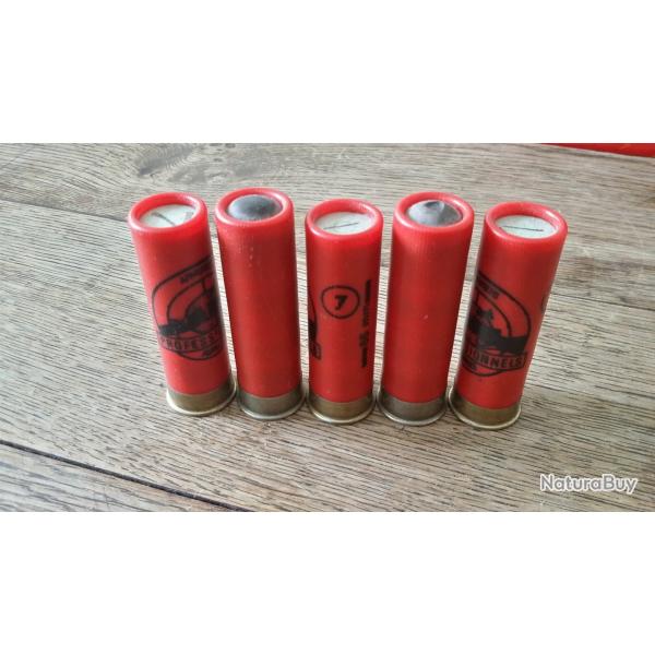 LOT DE 5 CARTOUCHES CALIBRE 16