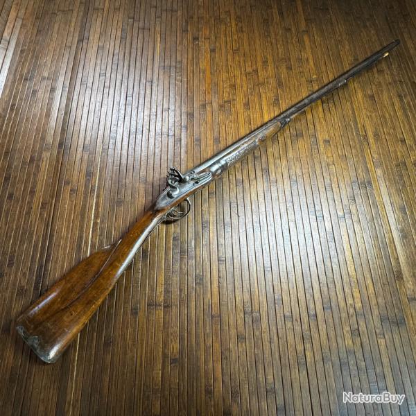 Fusil de Chasse Juxtapos� � SILEX, Mi-XVIIIe - Platines SIGN�ES - Poin�ons ST ETIENNE