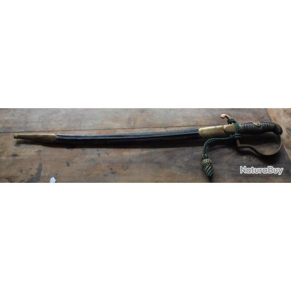 sabre briquet allemand ??? a identifier infanterie avec pompom casteh stutgard