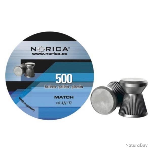 PLOMBS NORICA MATCH CALIBRE 4.5MM x500