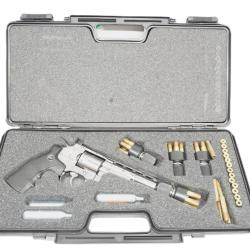 Revolver Dan Wesson ASG 4"  Chrome avec malette et acessoires