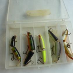 poissons nageurs Rapala articul&eacute;s p&ecirc;che carnassiers