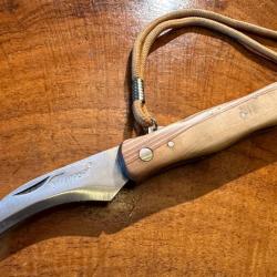 Couteau a champignon L&eacute;opard avec pinceau et cordon