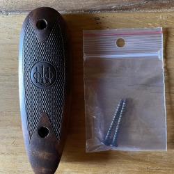 Plaque de couche noyer BERETTA calibre 20 neuve
