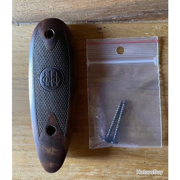 Plaque de couche noyer BERETTA calibre 20 neuve