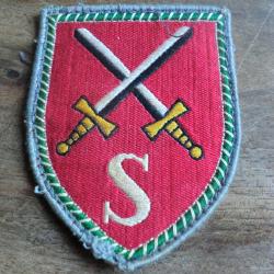 tissu german bundeswehr army combat troops school  patch