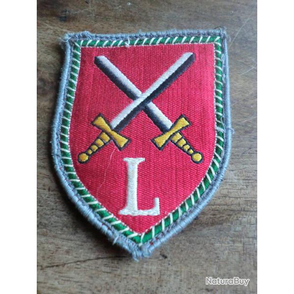 tissu allemagne RFA lehrtruppen der artillerieschule