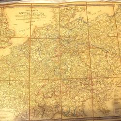 Carte "Postkart Europa 1850"