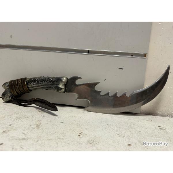 Dague fantaisie os 42cm