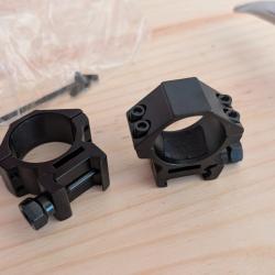 Montage picatinny pour lunette 30mm bas