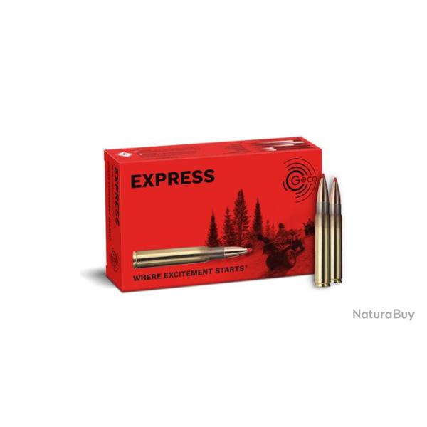 Cartouches GECO EXPRESS - Calibre 9,3 x 62 - 16,5g / 255gr - X20
