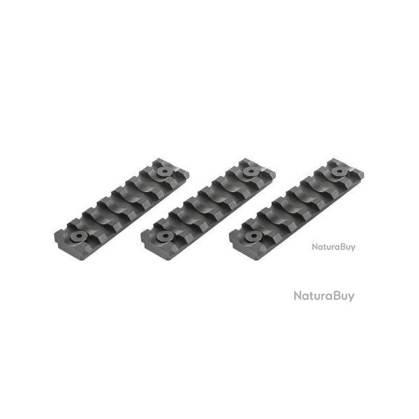 Kit de 3 rails Vega Force Company qrs key-mod 7 slot/bk