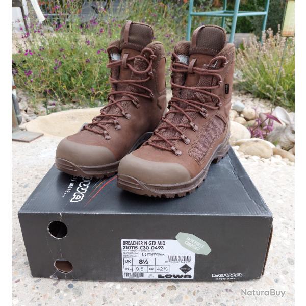 Lowa - Breacher N GTX Mid - Brun fonc� - Taille 42,5