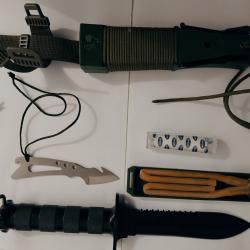 Aitor Jungle King II - Couteau de survie - Kit complet avec accessoires