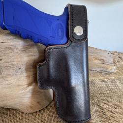 Etui en cuir pour glock 17 droitier N&deg; 18
