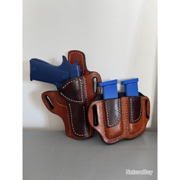 Holster et porte chargeur Colt droitier 1911 N�21