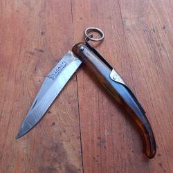 Couteau &agrave; Palme AGOUTI MADE IN FRANCE Manche en R&eacute;sine