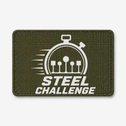 Patch Steel Challenge - Chronom&egrave;tre et cibles - Olive / Blanc