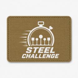 Patch Steel Challenge - Chronom&egrave;tre et cibles - Coyote / Blanc